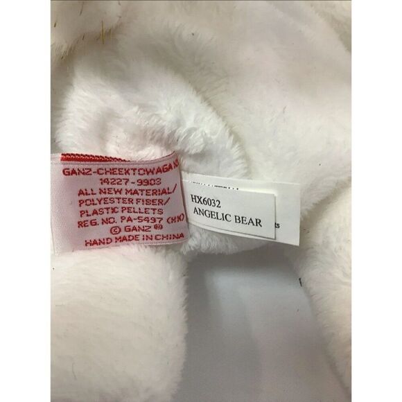 Ganz Angelic Bear Plush Toy Gold Star Details with Wings and Halo 9" Stuffed Toy - Picture 4 of 4